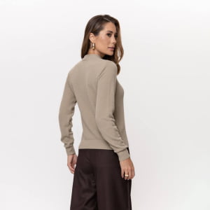 Suéter Feminino em Tricô - 26114 Bege