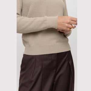 Suéter Feminino em Tricô - 26114 Bege