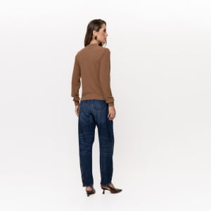 Suéter Feminino em Tricô - 26114 Marrom Bronze