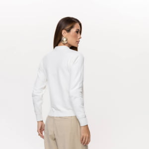 Suéter Feminino em Tricô - 26114 Off White
