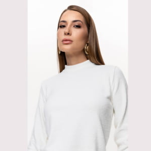 Suéter Feminino em Tricô - 26114 Off White