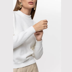 Suéter Feminino em Tricô - 26114 Off White