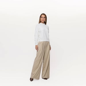 Suéter Feminino em Tricô - 26114 Off White