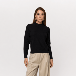 Suéter Feminino em Tricô - 26114 Preto